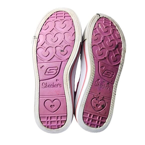 Skechers Twinkle Toes Pink Multi Color Sequins Sparkles High Top Sneakers 12.5 - Picture 9 of 13